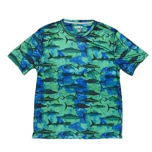 Reel Legends fishing shirt Short sleeve fish Large